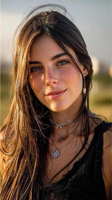 International model portrait